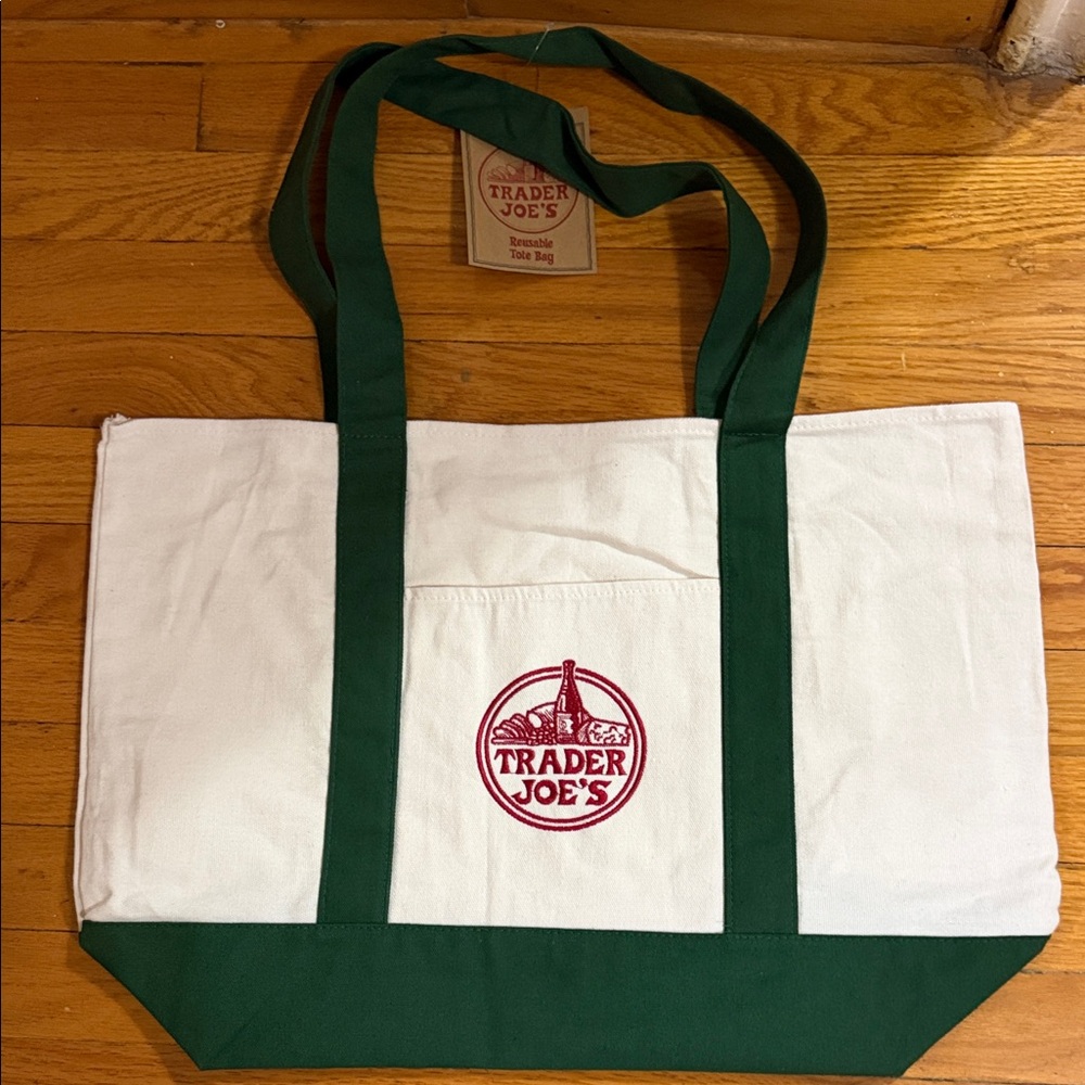 Trader Joe's Large Canvas Tote Bag